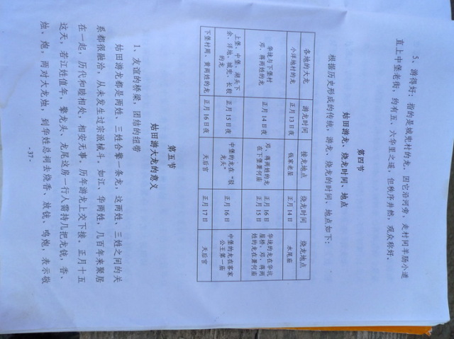 姑田游大龙文字资料（5）