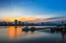 杨新玲+《夕照闽江》+地点：江滨公园+时间2017.2.4